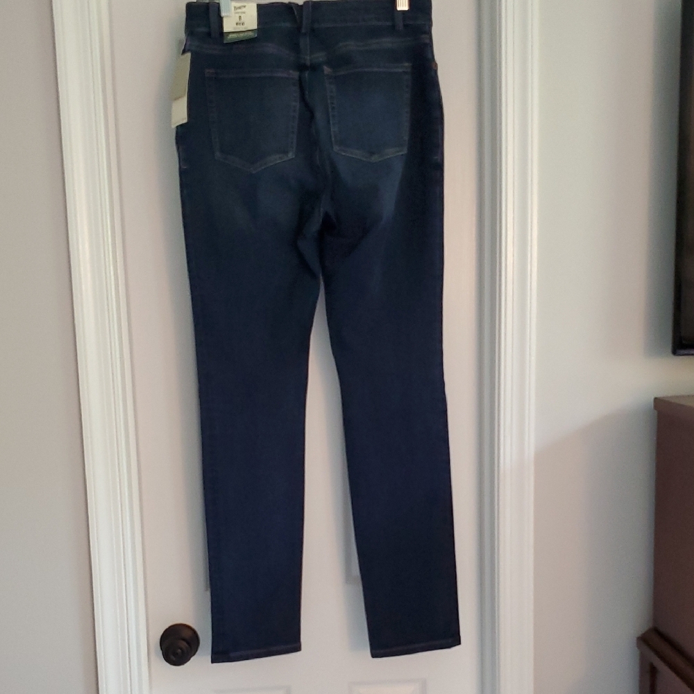 Duluth Trading Co Women's Navy Skinny Jeans - Picture 2 of 5